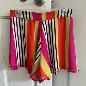 Colorful Striped Shorts